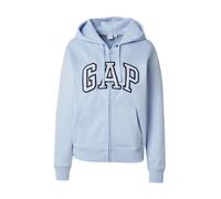 GAP Sudadera con cremallera 'HERITAGE' marino / azul claro / blanco L marino / azul claro / blanco