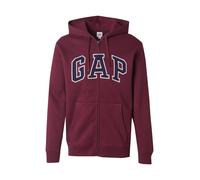 GAP Sudadera con cremallera 'HERITAGE' marino / rojo vino / blanco S marino / rojo vino / blanco