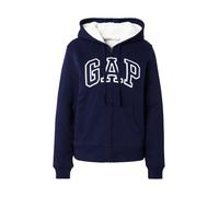 GAP Sudadera con cremallera 'HERITAGE' navy / blanco M navy / blanco