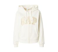 GAP Sudadera con cremallera 'HERITAGE' oro / blanco XS oro / blanco