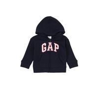GAP Sudadera con cremallera navy / coral / blanco 80-86 navy / coral / blanco