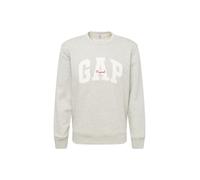 GAP Sudadera gris moteado / rojo / blanco XL gris moteado / rojo / blanco