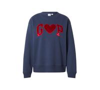 GAP Sudadera 'HERITAGE' navy / rojo rubí S navy / rojo rubí
