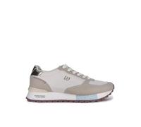 GAP Zapatillas Deportivas para Mujer Optima, Estilo Retro Casual, Beige con Detalles Metálicos, Suela Antideslizante de Goma (Blanco, Sistema Tallas Calzado EU, Adulto, Mujer, Números, Mediano, 41)
