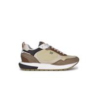 GAP Zapatillas Deportivas Retro, Ante y Tela, Multicolor Beige y Marrón, Suela Blanca con Goma (Beige, Sistema Tallas Calzado EU, Adulto, Mujer, Números, Mediano, 40)