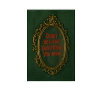 GAPKJGTS Lienzo decorativo con texto en inglés "Don't Believe Everything You Think" (60 x 90 cm)