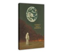 GAPKJGTS Lienzo decorativo para pared con texto en inglés "Playing It Safe Is Dangerous", para decoración de sala de estar, dormitorio, 24 x 36 pulgadas (60 x 90 cm)