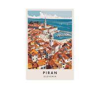 GAPKJGTS Piran Travel Slovenia - Lienzo decorativo para pared, pinturas para sala de estar, dormitorio, 50 x 75 cm
