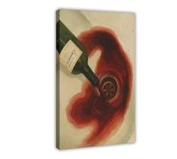 GAPKJGTS Póster de lienzo cinematográfico oscuro Wine Down The Drain para decoración de pared, pinturas para sala de estar, dormitorio, 20 x 30 pulgadas (50 x 75 cm)