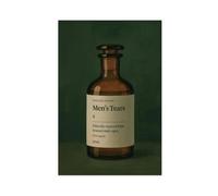 GAPKJGTS Póster de lienzo satírico feminista con botella de lágrimas para hombre, decoración de dormitorio, paisaje, oficina, habitación, regalo, 40 x 60 cm