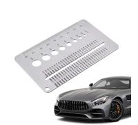 Gapsmand Lineal - Pantalla de ancho de grietas, escala de precisión | Herramienta de medición de acero inoxidable con lectura clara para pruebas de construcción, análisis de albañilería, control de