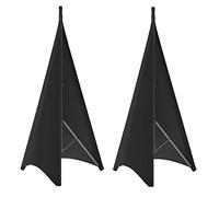 Gaqnzjx Cubierta universal para altavoces de DJ con luz y material de poliéster elástico, 2 unidades