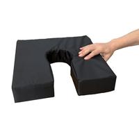 Gar Medical Cojin Antiescaras Visco, Forma de Herradura Impermeable y Transpirable, Espuma Visco, Cojín para Hemorroides y Coxis, Unisex, Cojín Ortopedico