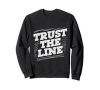 Garabatos Dibujo A Mano Alzada Trust The Line Sudadera