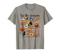 Garabatos otoñales Vintage de Retazos de Halloween: Esta es la Temporada Camiseta