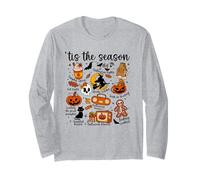 Garabatos otoñales Vintage de Retazos de Halloween: Esta es la Temporada Manga Larga