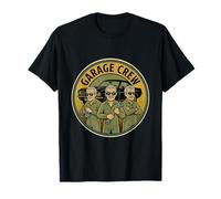 Garage Crew Mecánico Clásico Coche Restauración Comic Vintage Camiseta