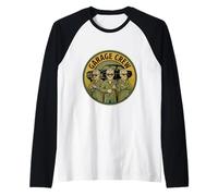 Garage Crew Mecánico Clásico Coche Restauración Comic Vintage Camiseta Manga Raglan