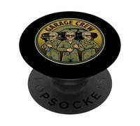 Garage Crew Mecánico Clásico Coche Restauración Comic Vintage PopSockets PopGrip Adhesivo