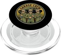 Garage Crew Mecánico Clásico Coche Restauración Comic Vintage PopSockets PopGrip para MagSafe