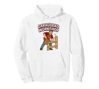 Garage Dad Workshop Carpintería Vida Papás Humor Herramientas Sudadera con Capucha