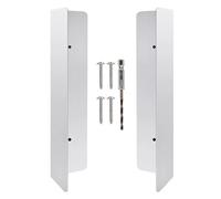 Garage Door Animals Guard - 2 Pieces Rainproof Stainless Steel Home Supplies | Snakes Proof Garage Door Bottom Seals For Home Garden Household Snakes Animals Dogs House Entry Inside Under