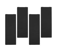 Garage Door Guards - 4 piezas Garage Wall Protector - Black Bumpers for Parking Car Wall - Foam Car Door Bumper - Self Adhesive Parking Safety Shield for Vehicle Truck Van Minivan Auto RV