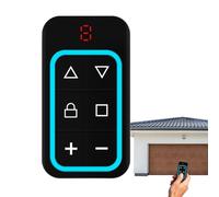 Garage Door Opener Remote - 6-Button Transmitter for Easy Access | Gate and Garage Control, Wireless Security Device for Home Outdoor Apartment Property Daily Entry and Safety Management
