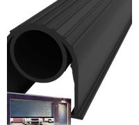 Garage Door Seals Bottom Rubber - Rubber 5-Meter | Weatherproof Threshold Strips Buffering | Door Bottom Protection Strip With T-End, Prevent Dust, Water, Leaves