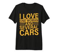 Garage Guys I Love One Woman & Varios Coches Mecánica Motor Camiseta Premium