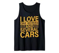 Garage Guys I Love One Woman & Varios Coches Mecánica Motor Camiseta sin Mangas