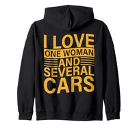 Garage Guys I Love One Woman & Varios Coches Mecánica Motor Sudadera con Capucha