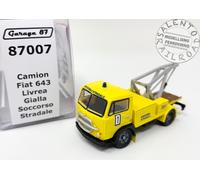 Garaje 87 87007 Camión FIAT 643 Carro De Remolque Socorro Vial Color Amarillo