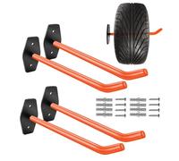 Garaje Hooks Heavy Duty - Tire Rack Wall Mount | 27 x 9 cm Wall Mount Garage Hanger | Ladder Hanger Tire Rack for Organizing Power Tools,Ladders,Bulk Items,Bikes,Ropes And More Equipment