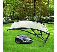 Garaje para robot cortacésped, protección contra la intemperie y los rayos del sol, impermeable, instalación fácil, accesorio para la serie de robot cortacésped (transparente)