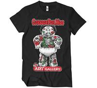 Garbage Pail Kids Licenciado Oficialmente Art Gallery Hombres Camiseta (Negro), Large