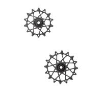 Garbaruk Juego de Poleas 14 + 16 Dientes para Shimano de 12 Velocidades negro