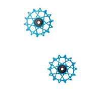 Garbaruk Juego de Roldanas 14 + 14 Dientes para Shimano 12 Velocidades MTB azul