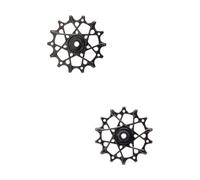 Garbaruk Juego de Roldanas 14 + 14 Dientes para Shimano 12 Velocidades MTB negro