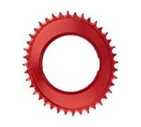 Garbaruk Plato Thread Mount para SRAM RED XPLR AXS PM Oval rojo