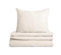 Garbo&Friends Juego de funda nórdica Eggshell Muslin 150x210 cm/50x60 cm