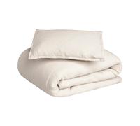 Garbo&Friends Juego de funda nórdica Eggshell Muslin junior 100x140 cm/40x60 cm