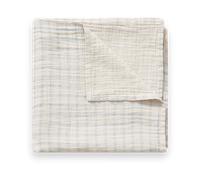Garbo&Friends Manta de muselina Gingham Sky Blue Muslin 110x110 cm