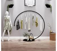 GArcan Barra para Ropa Redonda, Estante de exhibición para Tienda de Ropa de Moda, Barra para Ropa Resistente, Barra para Ropa, Estante para Dormitorio, superportante