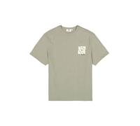 GARCIA Camiseta marfil / verde pastel / negro M marfil / verde pastel / negro