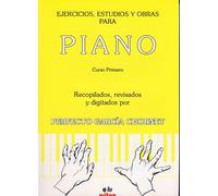 GARCIA CHORNET - Ejercicios, Estudios y Obras para Piano Curso 1º para Piano