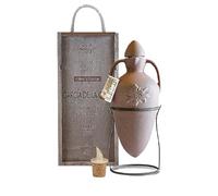 GARCÍA DE LA CRUZ - Aceite de Oliva Virgen Extra Ecológico, Edición Especial, Estuche Regalo, Envase Cerámico Artesanal, Procedencia España, Montes de Toledo, Ánfora - 500 ml