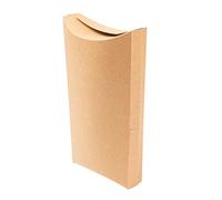 García de Pou - 100 unidades - Envases Para Tacos 250 G/M2 19,5X12,5X3 Cm Marrón Cartoncillo