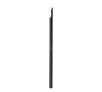 García de Pou - 100 unidades - Pajitas Con Cuchara Ø 0,8X21 Cm Negro Papel