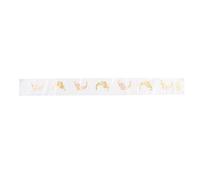 García de Pou 1000 Unidades - Bandas Precinto WC 'Touch of Charm', 43 x 4.5 cm, Blanco Peld